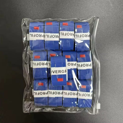 12PCS W Tennis Overgrip Sweat Band Absorption Tennis Badminton Racket Hand Glue Tennis Grip PU Non-Slip Overgrip