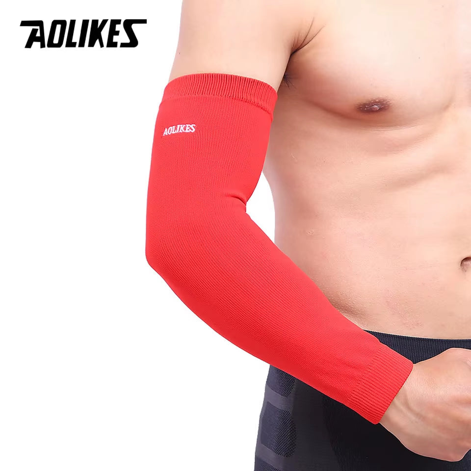 1PCS Elastic Basketball Tennis Arm Sleeve Armband Soccer Volleyball Elbow Protector Pain Band