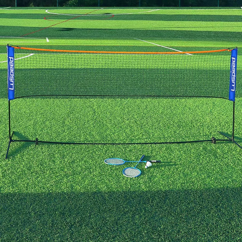 Portable Folding Standard Professional Badminton Net Indoor Outdoor Sports Volleyball Tennis Training Square Nets Mesh