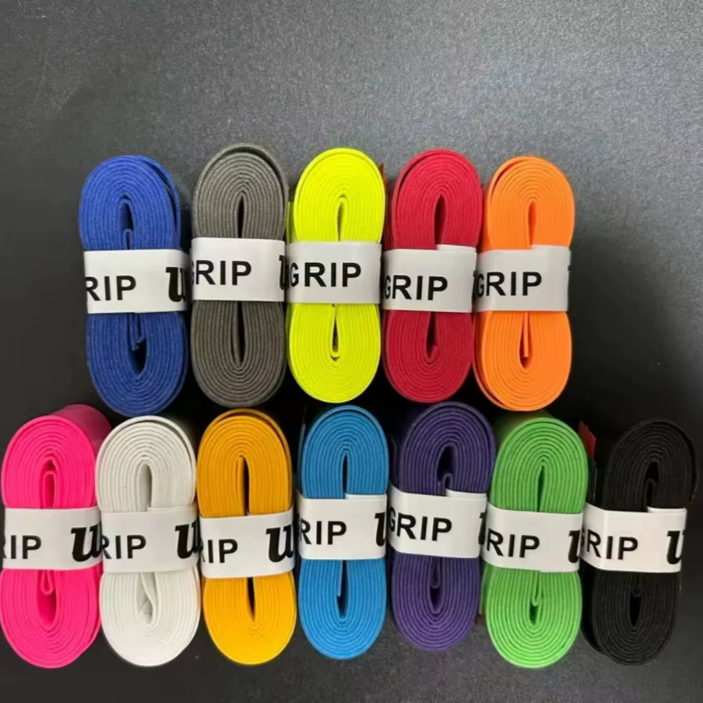 12PCS W Tennis Overgrip Sweat Band Absorption Tennis Badminton Racket Hand Glue Tennis Grip PU Non-Slip Overgrip