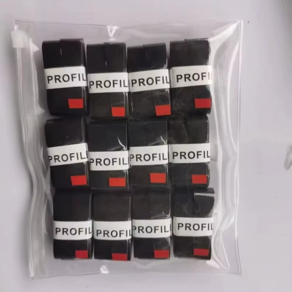 12PCS W Tennis Overgrip Sweat Band Absorption Tennis Badminton Racket Hand Glue Tennis Grip PU Non-Slip Overgrip