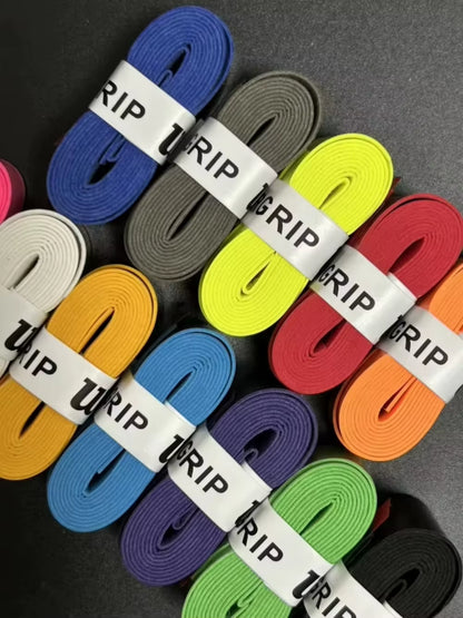 12PCS W Tennis Overgrip Sweat Band Absorption Tennis Badminton Racket Hand Glue Tennis Grip PU Non-Slip Overgrip