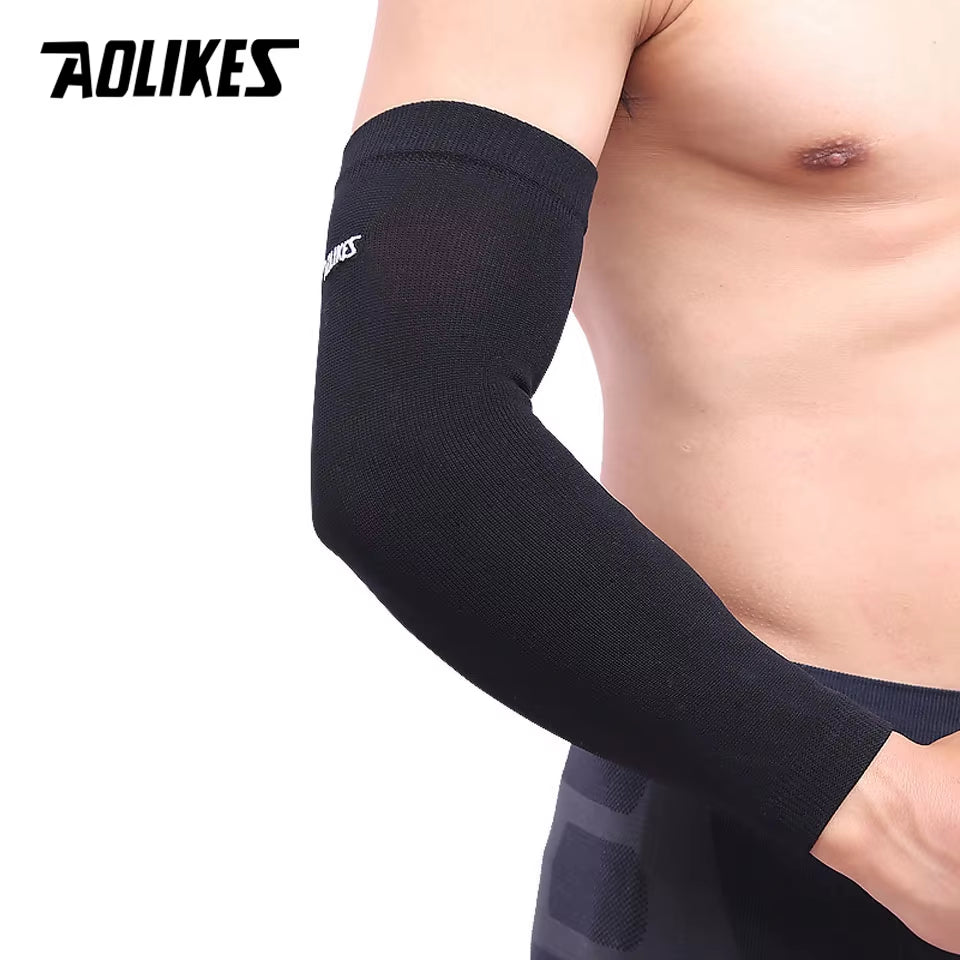 1PCS Elastic Basketball Tennis Arm Sleeve Armband Soccer Volleyball Elbow Protector Pain Band